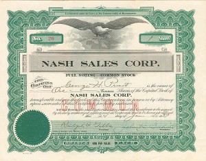 Nash Sales Corporation